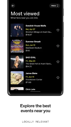 DICE: Live Shows screenshot 2