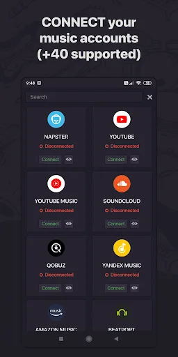Soundiiz: playlists transfer screenshot 1