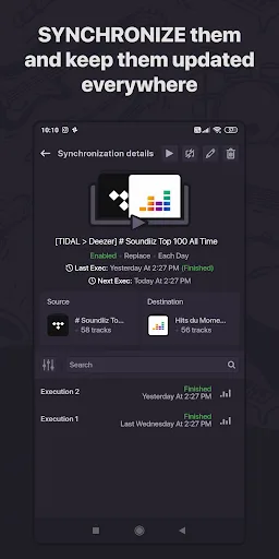Soundiiz: playlists transfer screenshot 4