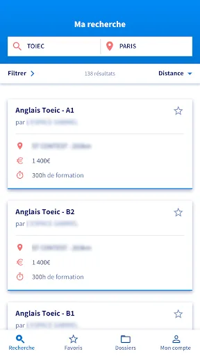 Mon compte formation screenshot 3