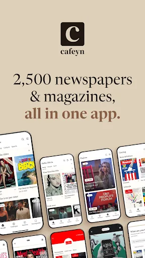 Cafeyn - News & Magazines screenshot 1