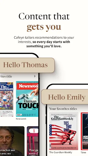 Cafeyn - News & Magazines screenshot 2