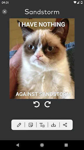 Sandstorm: Meme Maker screenshot 2