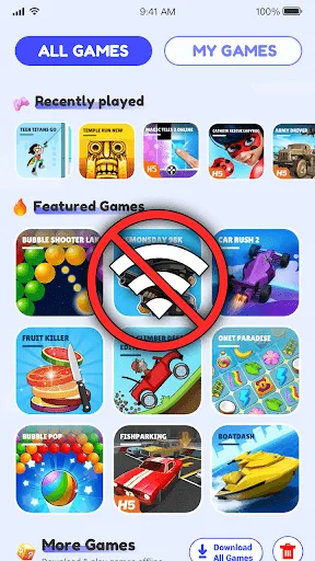 GameFun:Mini Games Relax& Fun screenshot 1