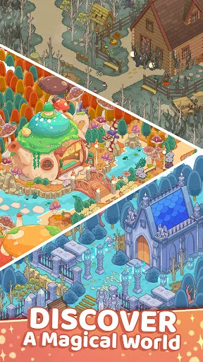 Starbrew Cafe: Mystical Merge screenshot 2