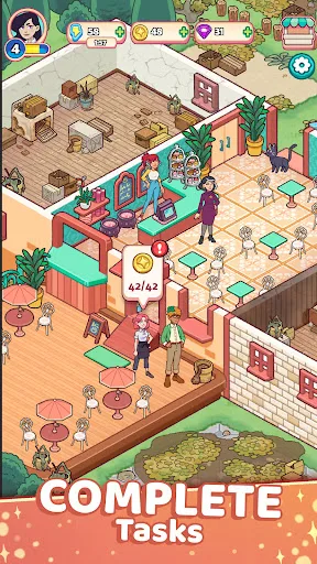 Starbrew Cafe: Mystical Merge screenshot 5