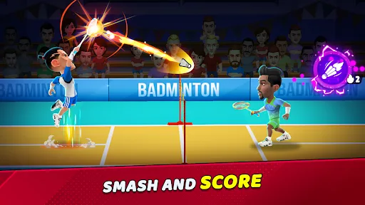 Badminton Clash 3D screenshot 1