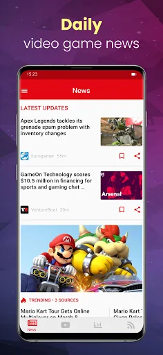 GameScope - Gaming News Feed screenshot 1