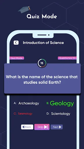 General Science MCQ Quiz Game screenshot 5