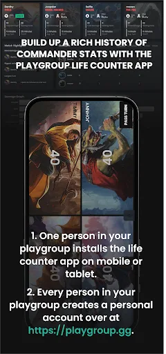 Playgroup - Commander Tracker screenshot 1