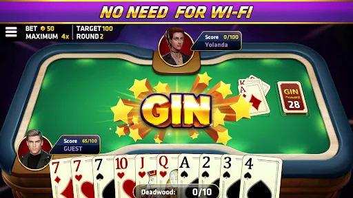 Gin Rummy - Classic Card Game screenshot 2