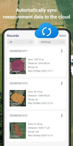 GPS Field Measure - GLandGo screenshot 2