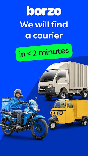 Borzo: Parcel Delivery App screenshot 1