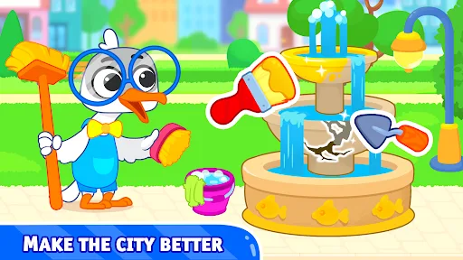 Kids town in fun world games. screenshot 3