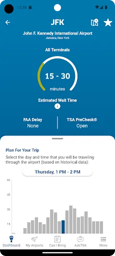 MyTSA screenshot 3
