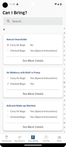 MyTSA screenshot 4