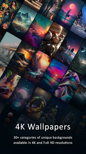 4K Wallpapers - Auto Changer screenshot 1