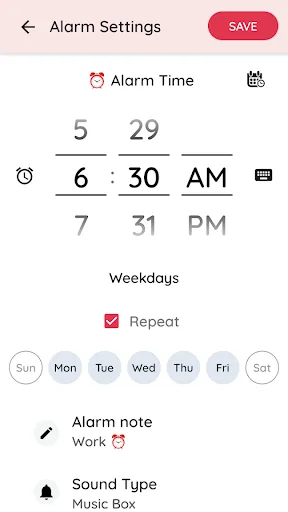 Simple Alarm Clock+Night Clock screenshot 2