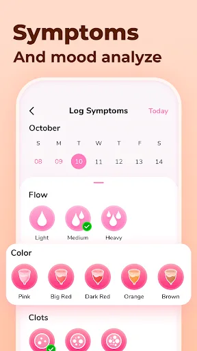 Period Tracker & Ovulation App screenshot 2