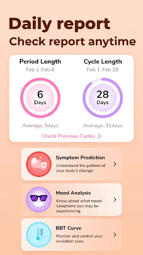 Period Tracker & Ovulation App screenshot 3