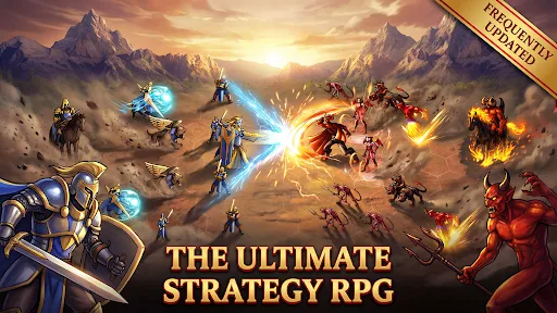 Magic War Legends: Tactics RPG screenshot 1