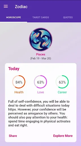 Tarot Zodiac: Daily Horoscope  screenshot 1