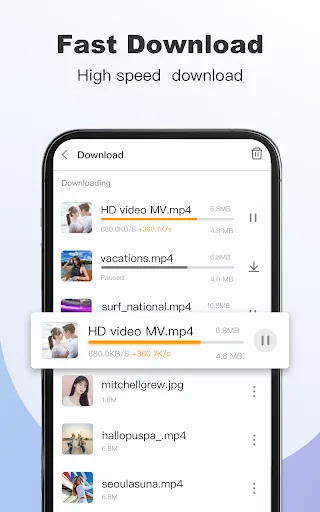 Fiery Browser - Fast & Private screenshot 3