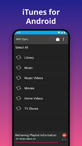 iSyncr: iTunes to Android screenshot 5
