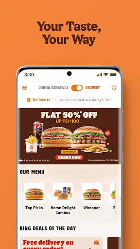 Burger King India screenshot 2