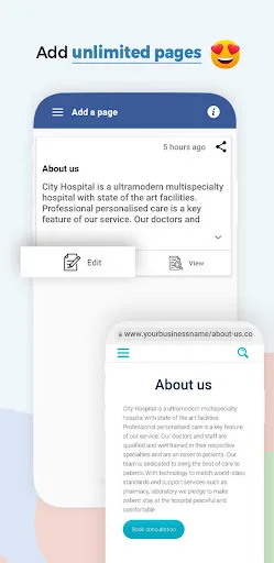 Instant Website Builder App screenshot 3
