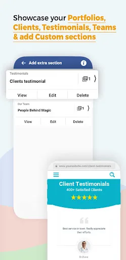 Instant Website Builder App screenshot 5
