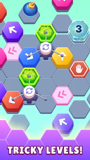 Hexa Tap Away Puzzle screenshot 1