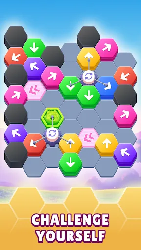 Hexa Tap Away Puzzle screenshot 2