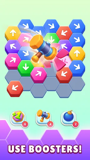 Hexa Tap Away Puzzle screenshot 3
