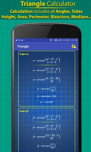 Triangle Calculator Pro - AI screenshot 4