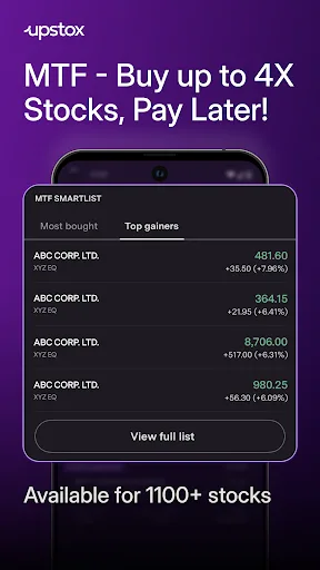 Upstox Stocks IPO Mutual Funds screenshot 4