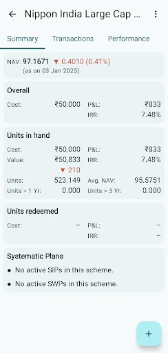 My Portfolio (Tracker) - India screenshot 3