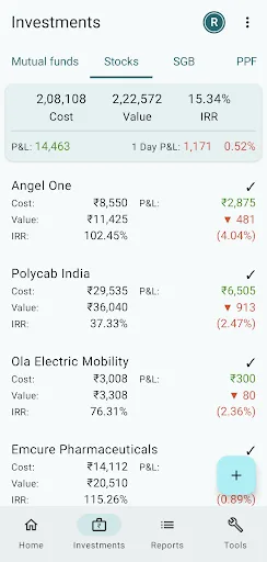 My Portfolio (Tracker) - India screenshot 5