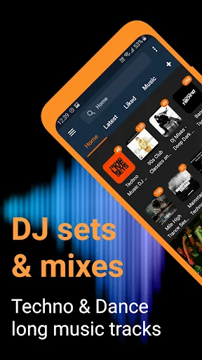 Techno Music Tracker - DJ sets screenshot 1