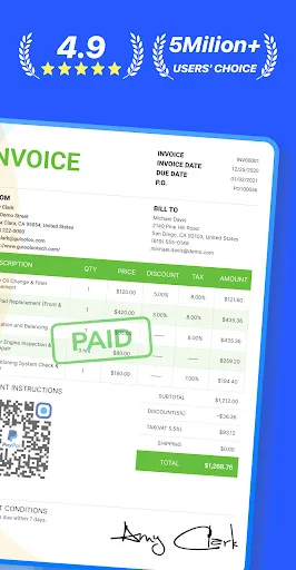 Invoice Maker - InvoiceBase screenshot 2