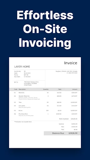 Easy Invoice & Estimates Maker screenshot 1