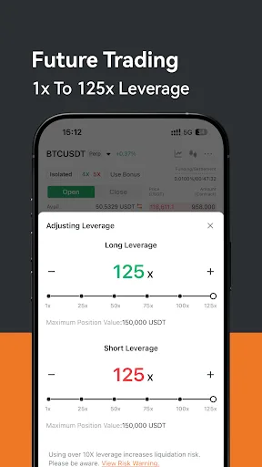 BVOX: Trade BTC, ETH & Crypto screenshot 4
