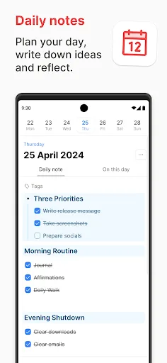 Capacities – Notes & PKM screenshot 2