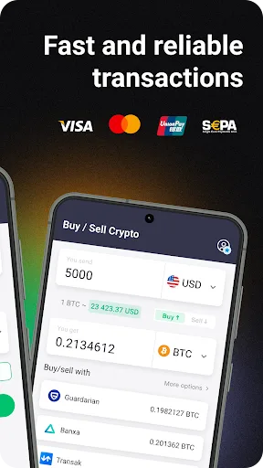 Crypto exchange: USDT, Bitcoin screenshot 2