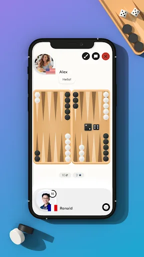 Backgammon Online screenshot 1