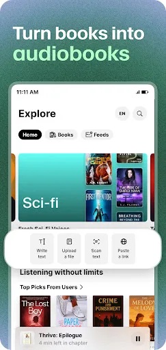 ElevenReader: Read Books Aloud screenshot 2
