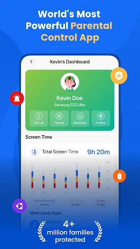 Parental Control FamilyTime screenshot 1