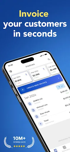 Invoice Maker - Invoice Fly screenshot 1