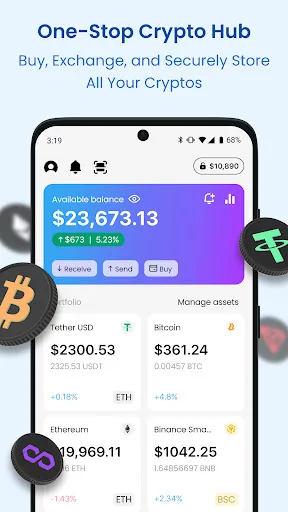 Noone Crypto Wallet screenshot 1