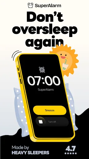 SuperAlarm - Alarm Clock screenshot 1